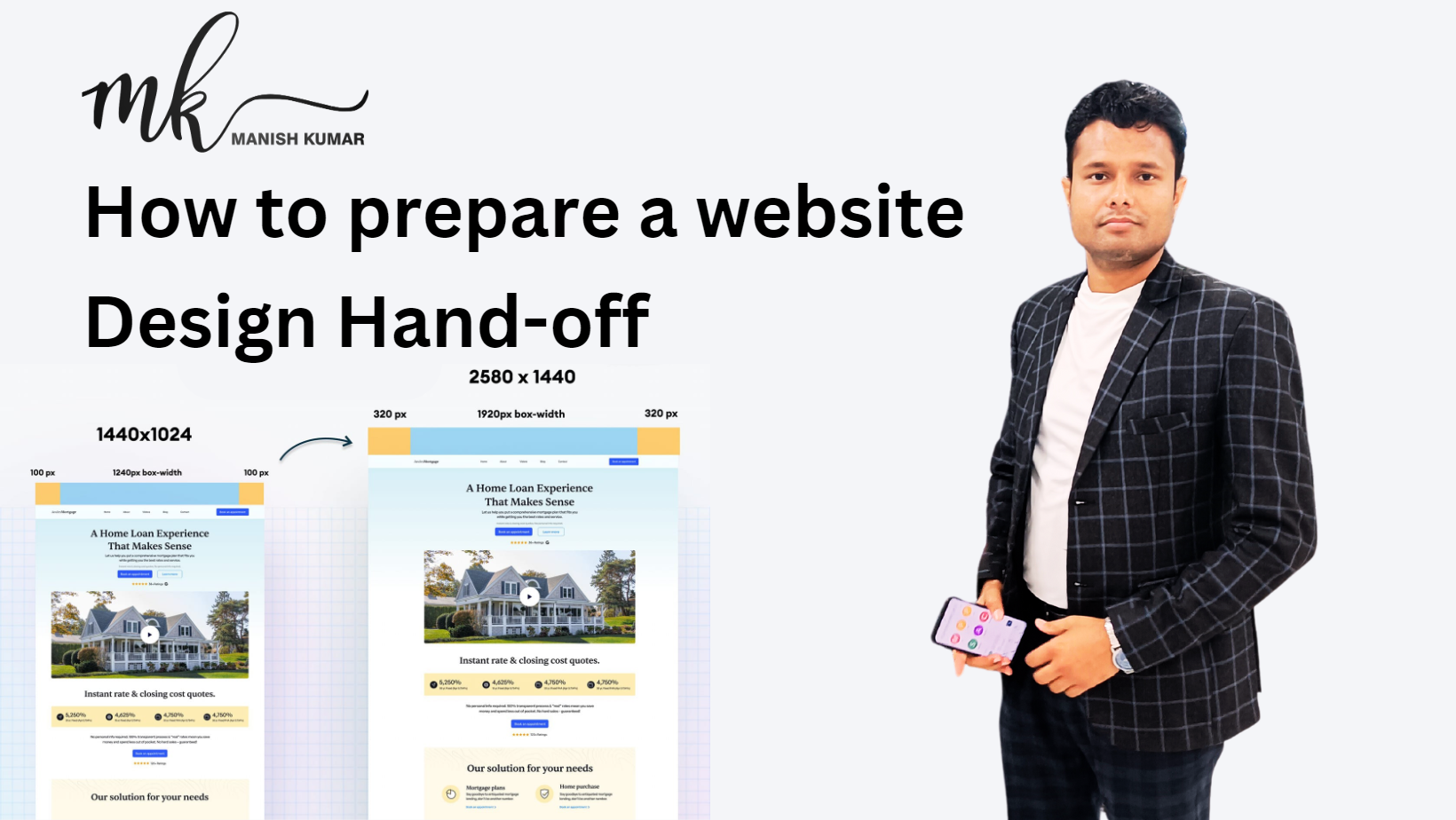 How to prepare a website design hand-off for devs. 