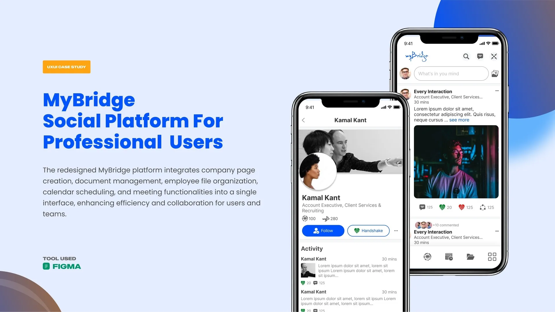 MyBridge Social Platform App Design
