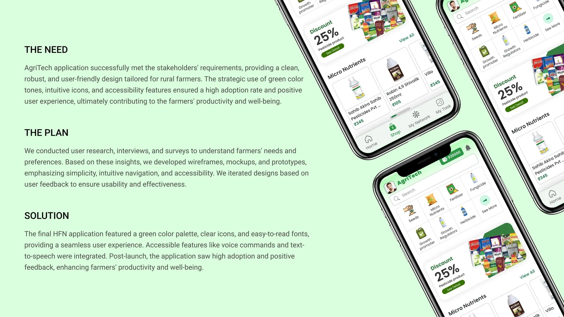 Farmer Agriculture Solution App Design
