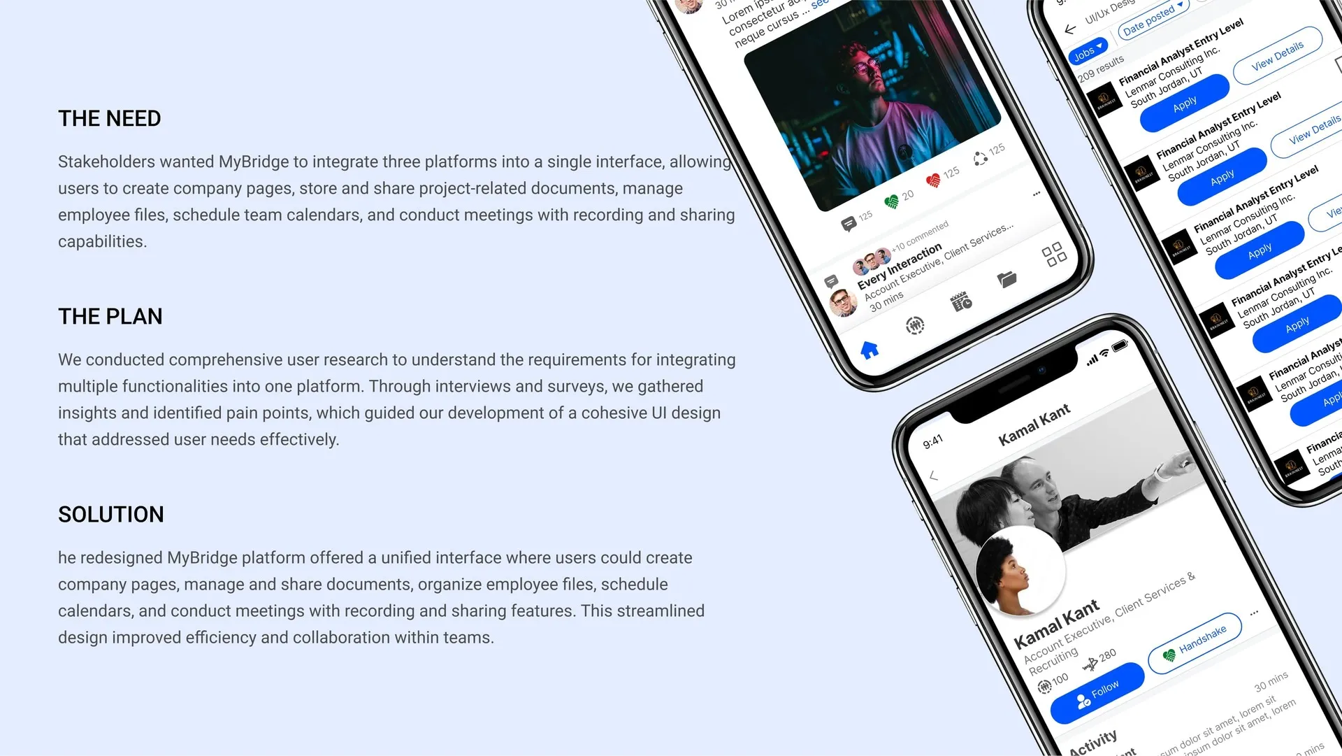 MyBridge Social Platform App Design